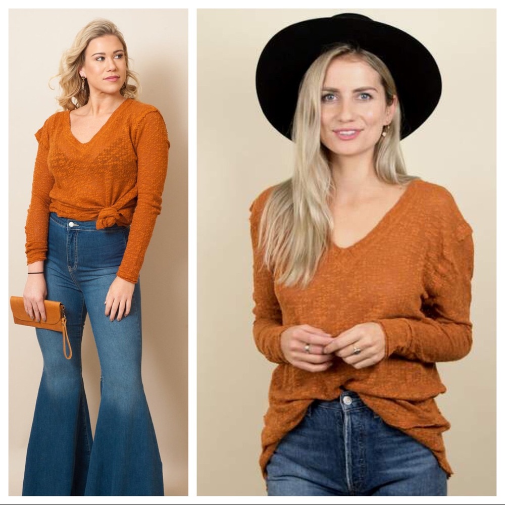FREE PEOPLE PULLOVER LONG SLEEVES TUNIC TOP A2C - Picture 10 of 16